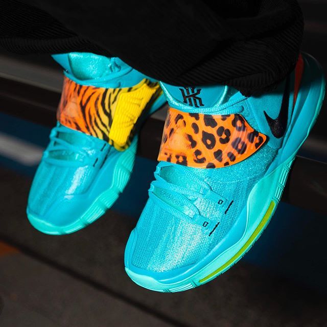 ナイキ カイリー6 "オラクル アクア/ブラック/オプティイエロー" 2枚目