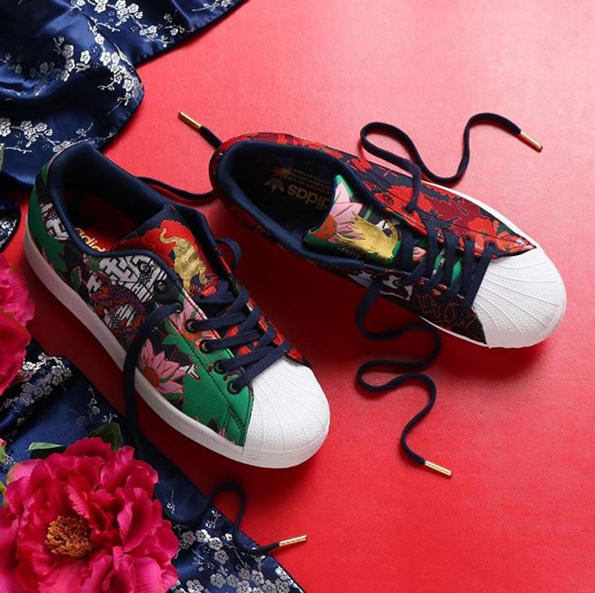 adidas Superstar Chinese New Year Pattern