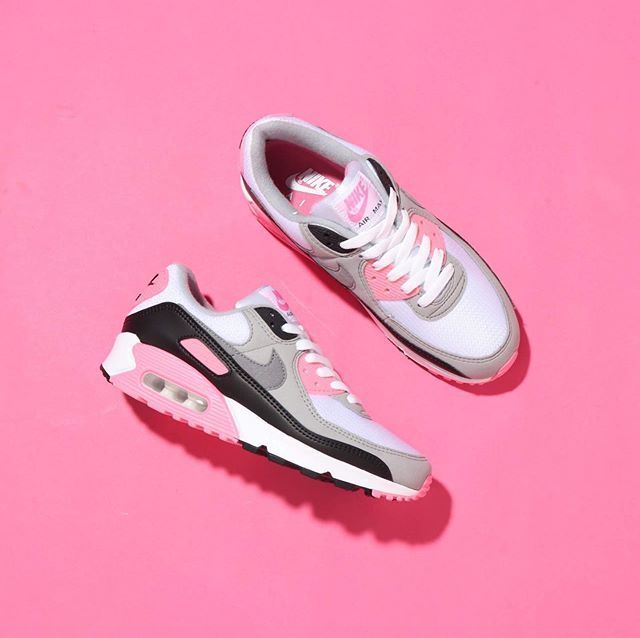 ナイキ ウィメンズ エアマックス90 "ローズ/パーティクルグレー" 3枚目