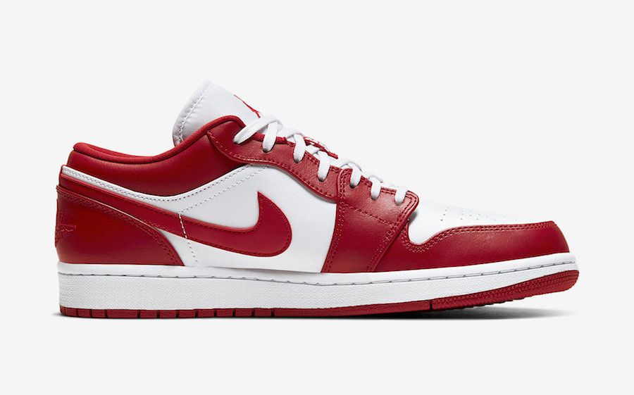 【販売リンクあり】4/18発売 NIKE AIR JORDAN 1 LOW "GYM RED/WHITE" 抽選/定価/販売店舗あり 4枚目