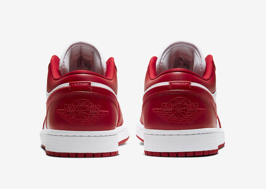 【販売リンクあり】4/18発売 NIKE AIR JORDAN 1 LOW "GYM RED/WHITE" 抽選/定価/販売店舗あり 6枚目