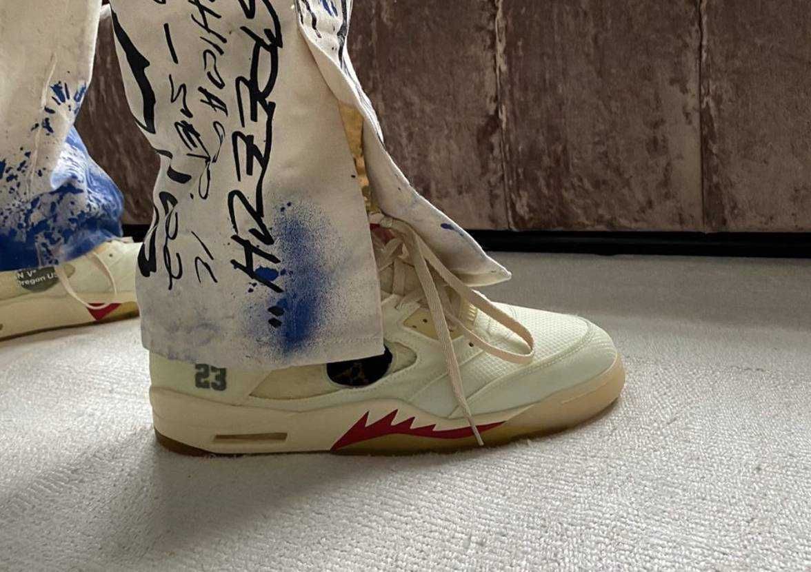【スニダンで購入可】OFF-WHITE × NIKE AIR JORDAN 5 "SAIL" 抽選/定価/販売店舗まとめ 55枚目