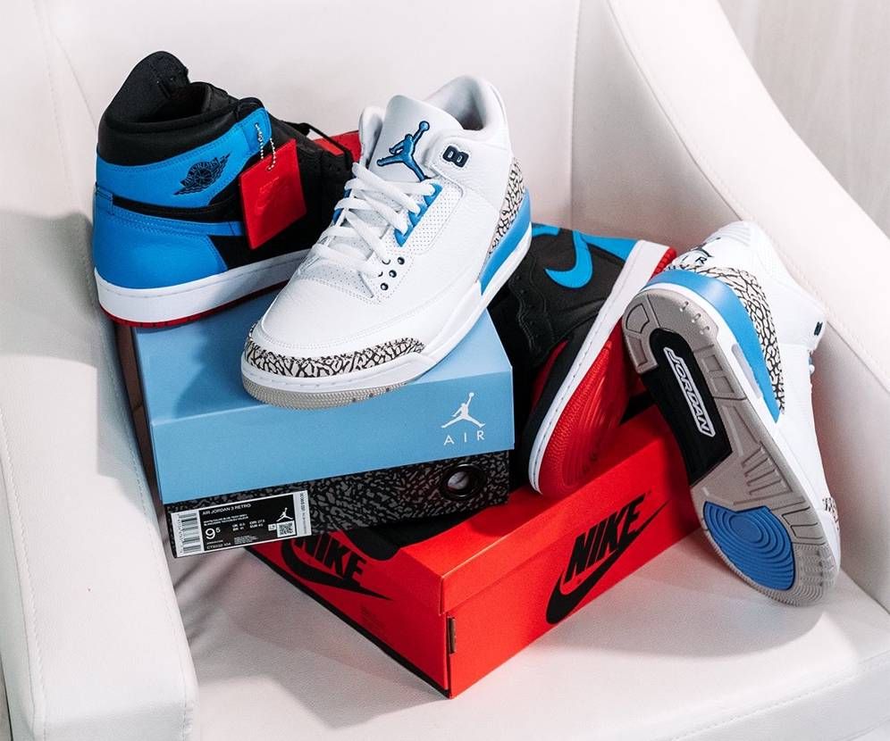 【販売リンクあり】3/7発売・5/23発売 NIKE AIR JORDAN 3 "UNC" 抽選/定価/販売店舗まとめ 10枚目