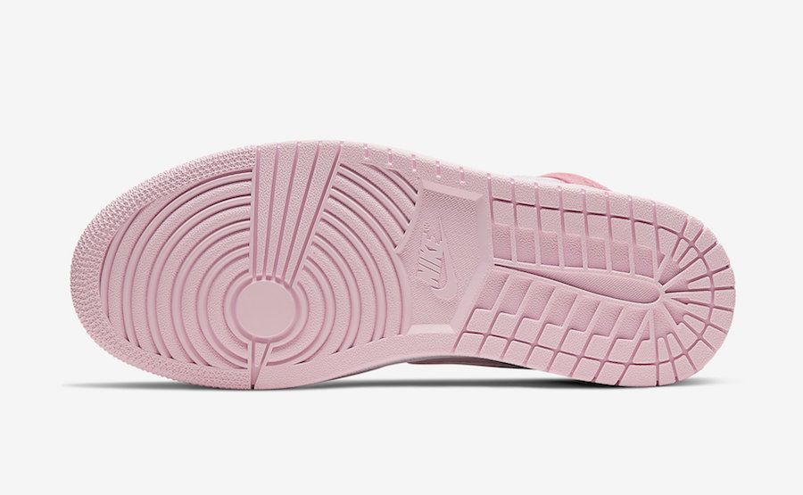 【近日発売】NIKE WMNS AIR JORDAN 1 MID"DIGITAL PINK/WHITE-PINK FOAM-SAIL 抽選/定価/販売店舗まとめ 6枚目