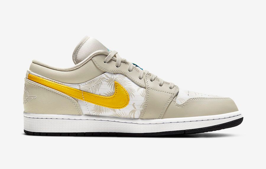 【販売リンクあり】5/1発売 NIKE AIR JORDAN 1 LOW "LIGHT OREWOOD BROWN/AMARILLO-WHITE-LASER-BLUE" 抽選/定価/販売店舗まとめ 3枚目
