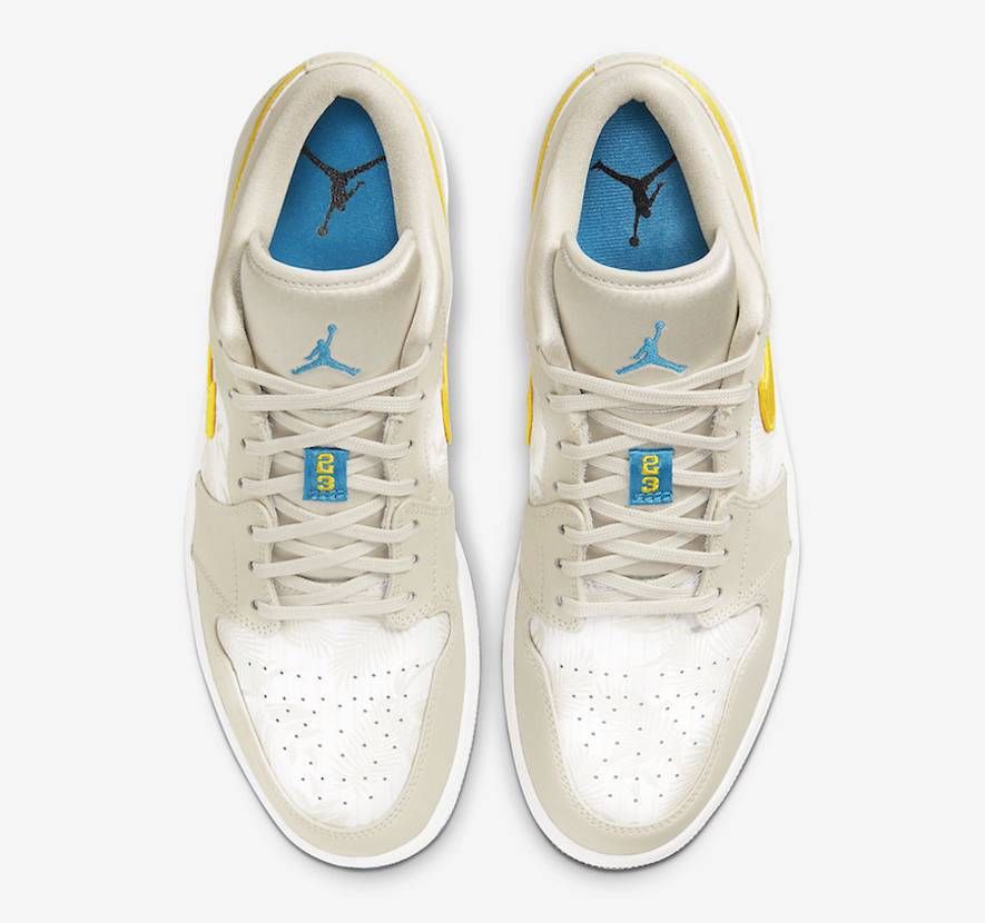 【販売リンクあり】5/1発売 NIKE AIR JORDAN 1 LOW "LIGHT OREWOOD BROWN/AMARILLO-WHITE-LASER-BLUE" 抽選/定価/販売店舗まとめ 5枚目