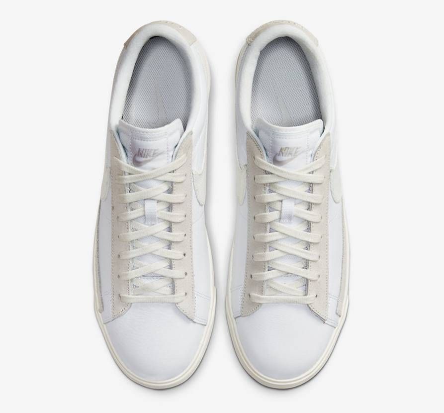 ナイキ ブレーザー  ロー "ホワイト/セイルプラチナティント" 4枚目