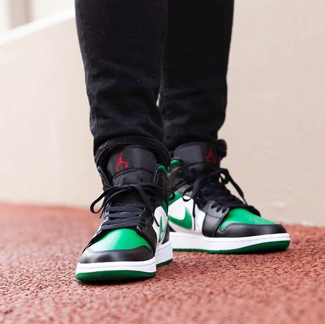 【販売リンクあり】2/29発売 NIKE AIR JORDAN 1 MID "PINE GREEN" 抽選/定価/販売店舗まとめ 3枚目