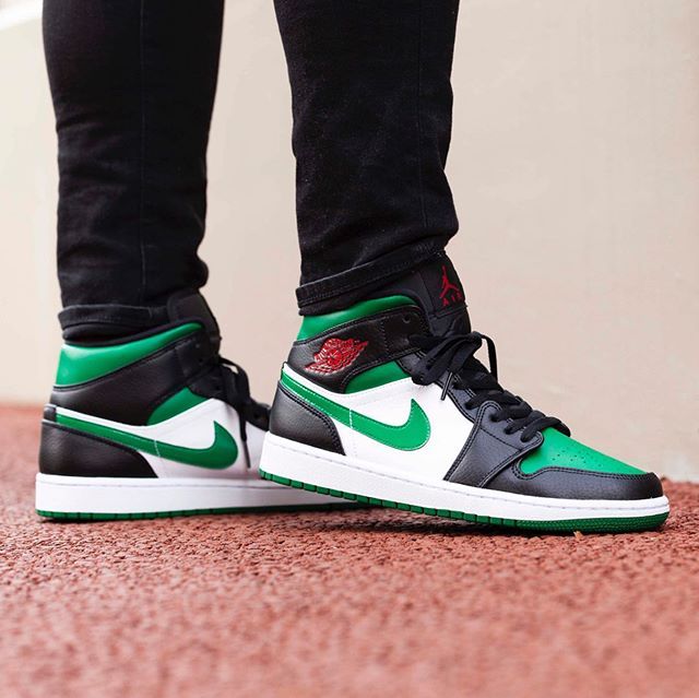 【販売リンクあり】2/29発売 NIKE AIR JORDAN 1 MID "PINE GREEN" 抽選/定価/販売店舗まとめ 2枚目