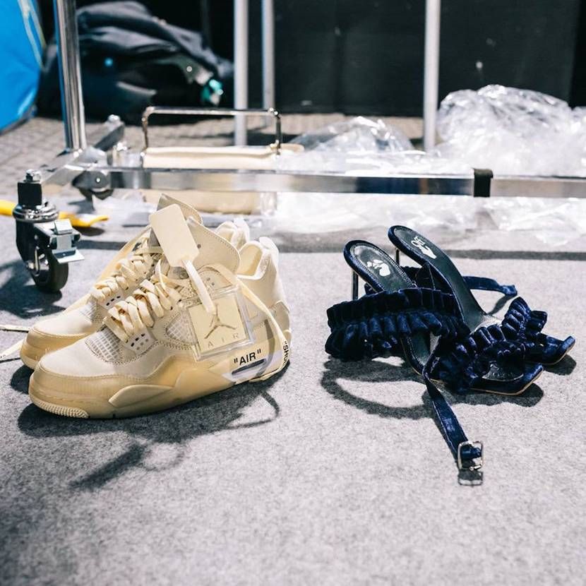 【スニダンで購入可】7/25発売 OFF-WHITE × NIKE WMNS AIR JORDAN 4 SP WMNS "SAIL" 抽選/定価/販売店舗まとめ 62枚目