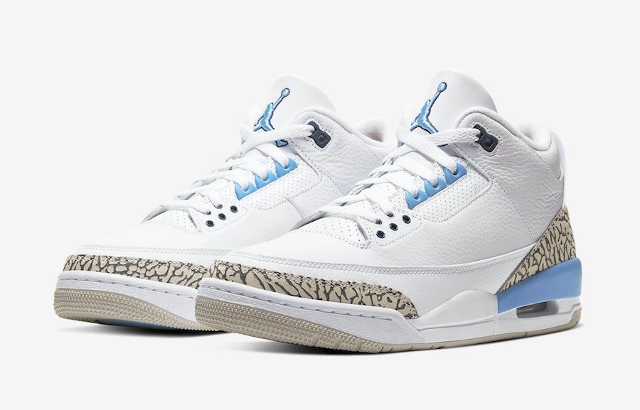 【販売リンクあり】3/7発売・5/23発売 NIKE AIR JORDAN 3 "UNC" 抽選/定価/販売店舗まとめ 3枚目