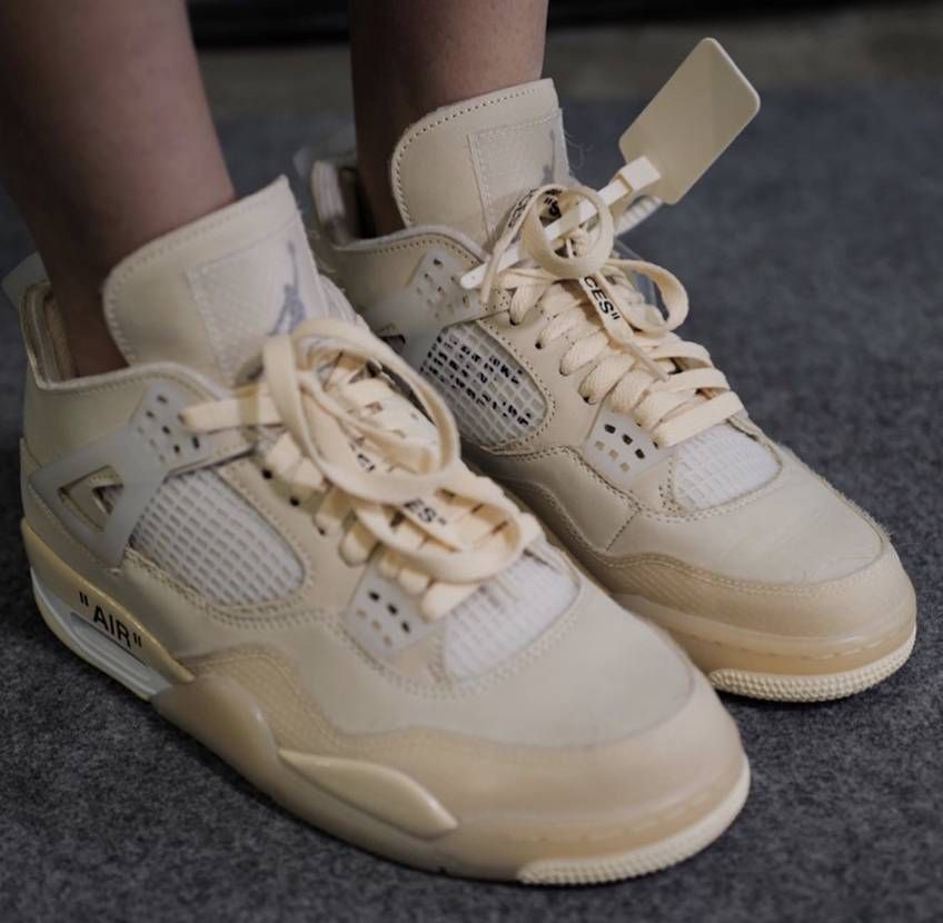 【スニダンで購入可】7/25発売 OFF-WHITE × NIKE WMNS AIR JORDAN 4 SP WMNS "SAIL" 抽選/定価/販売店舗まとめ 53枚目