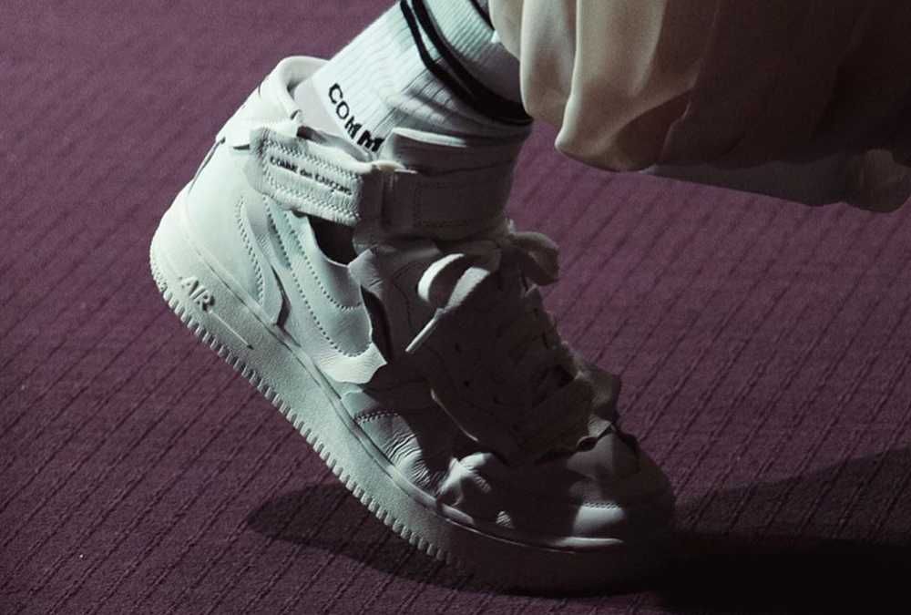 【スニダンで購入可】10/31発売 COMME des GARCONS × NIKE AIR FORCE 1 MID  抽選/定価/販売店舗まとめ 21枚目