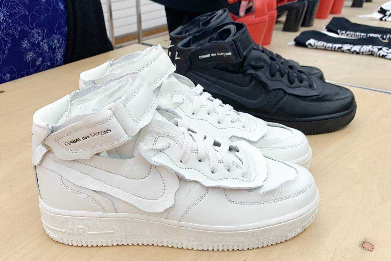 【10月発売予定】COMME des GARCONS × NIKE AIR FORCE 1 MID 抽選/定価/販売店舗まとめ