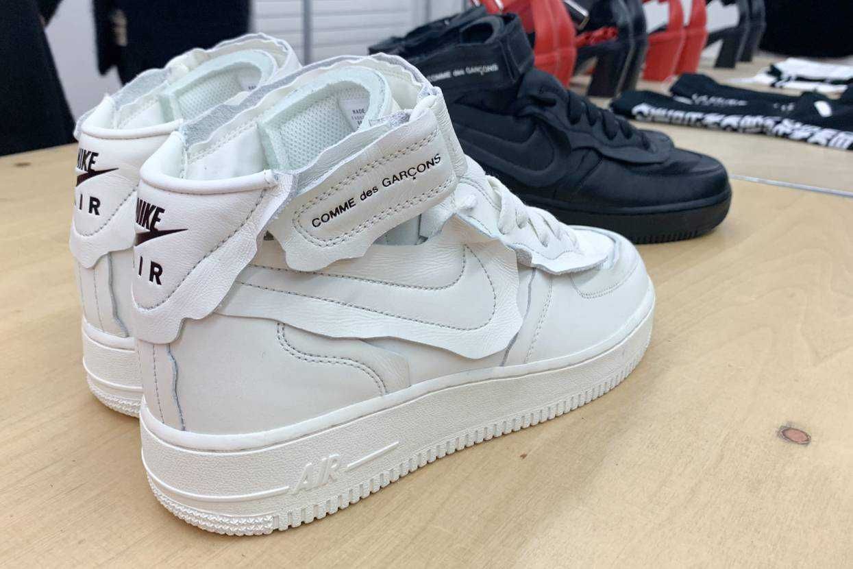 【スニダンで購入可】10/31発売 COMME des GARCONS × NIKE AIR FORCE 1 MID  抽選/定価/販売店舗まとめ 16枚目