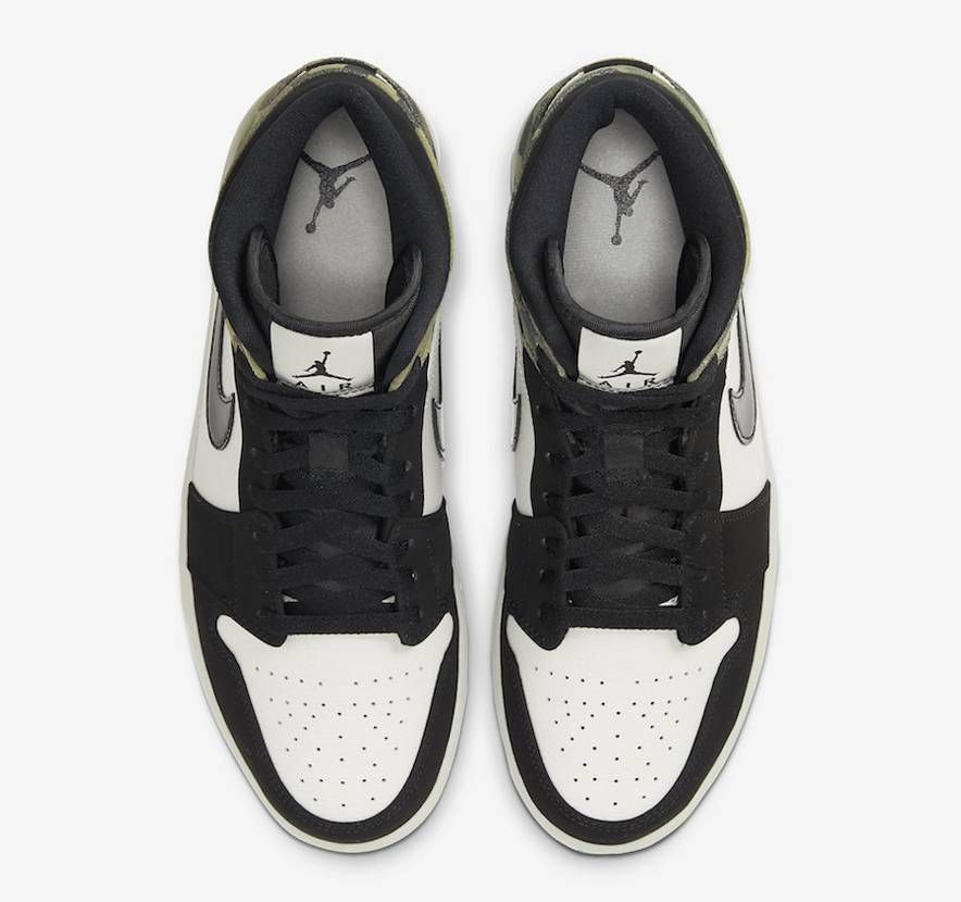 【2020年春発売】NIKE AIR JORDAN 1 MID "CAMO" 抽選/定価/販売店舗まとめ 5枚目