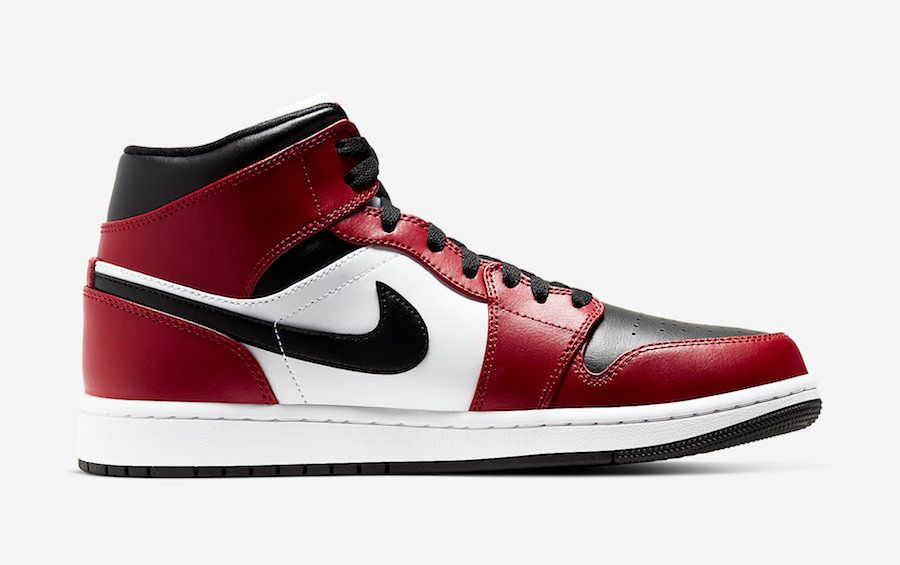 【スニダンで取扱中】 NIKE AIR JORDAN 1 MID "CHICAGO BLACK TOE" 抽選/定価/販売店舗まとめ 4枚目