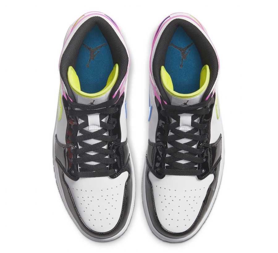 【近日発売】NIKE AIR JORDAN 1 MID PASTEL PATENT LEATHER 抽選/定価/販売店舗まとめ 5枚目