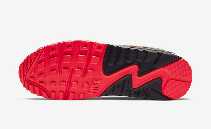 【販売リンクあり】12/26再販 atmos × NIKE AIR MAX 90 "REVERSE DUCK CAMO" 抽選/定価/販売店舗まとめ 10枚目