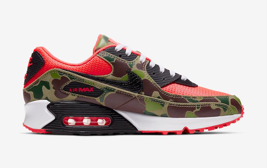 【販売リンクあり】12/26再販 atmos × NIKE AIR MAX 90 "REVERSE DUCK CAMO" 抽選/定価/販売店舗まとめ 7枚目
