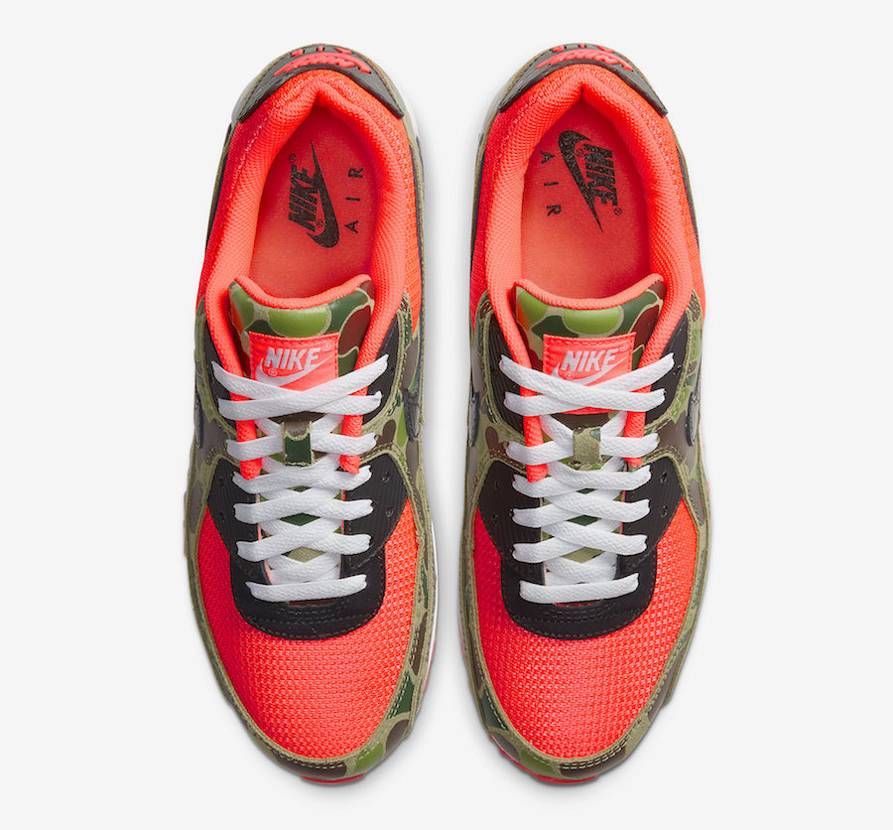 【販売リンクあり】12/26再販 atmos × NIKE AIR MAX 90 "REVERSE DUCK CAMO" 抽選/定価/販売店舗まとめ 9枚目