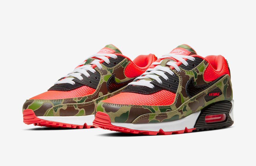 【販売リンクあり】12/26再販 atmos × NIKE AIR MAX 90 "REVERSE DUCK CAMO" 抽選/定価/販売店舗まとめ 5枚目