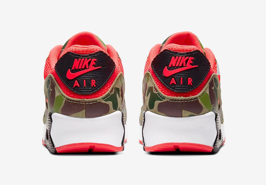 【販売リンクあり】12/26再販 atmos × NIKE AIR MAX 90 "REVERSE DUCK CAMO" 抽選/定価/販売店舗まとめ 8枚目
