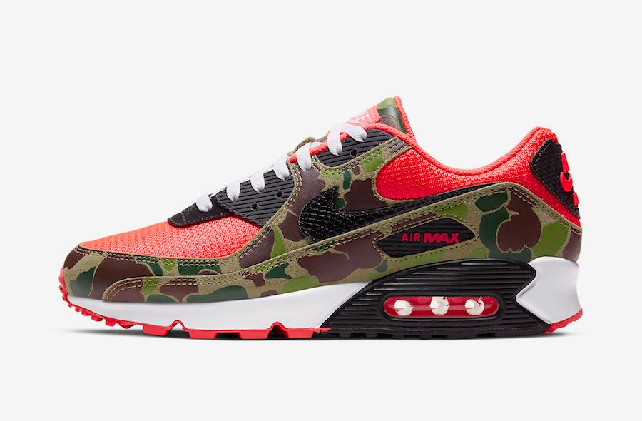 【販売リンクあり】12/26再販 atmos × NIKE AIR MAX 90 "REVERSE DUCK CAMO" 抽選/定価/販売店舗まとめ 6枚目