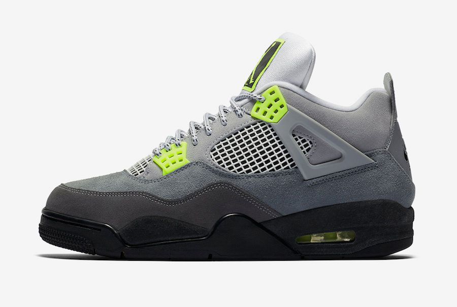 【スニダンで購入可】3/21発売 NIKE AIR JORDAN 4 "AIR MAX 95 NEON" 抽選/定価/販売店舗まとめ 4枚目