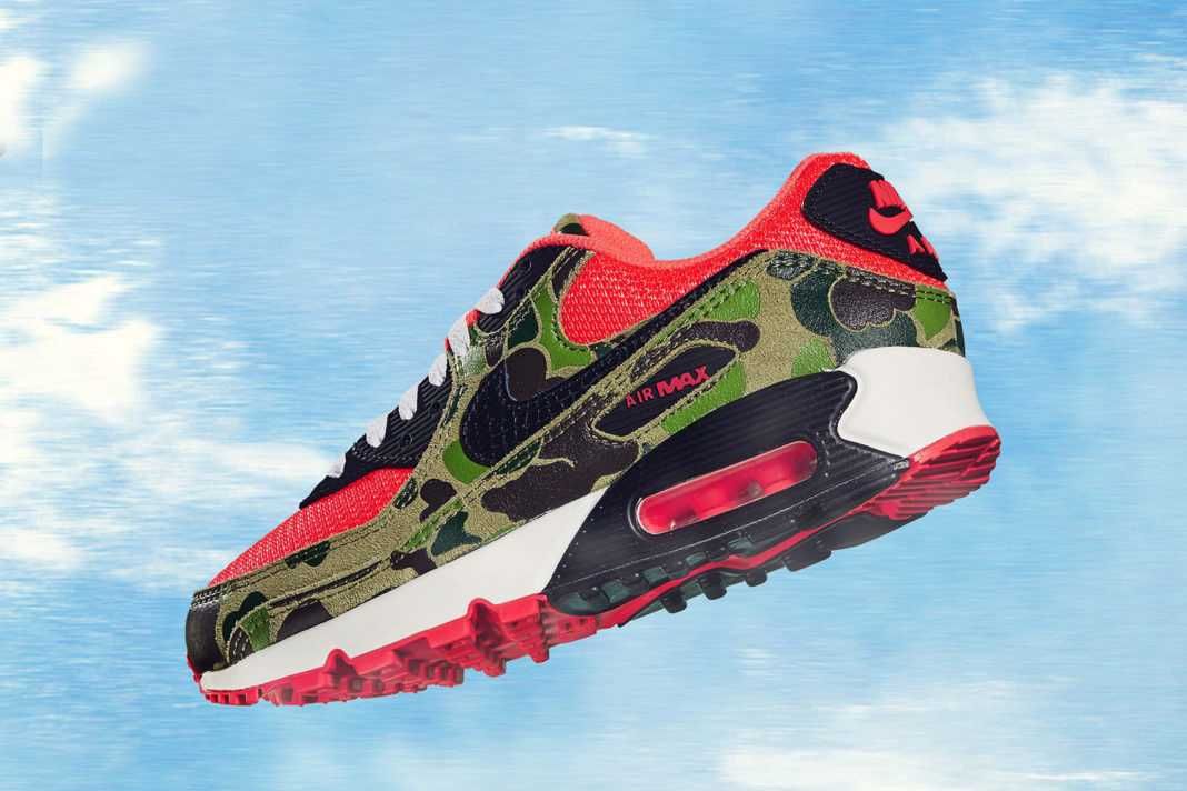 【販売リンクあり】12/26再販 atmos × NIKE AIR MAX 90 "REVERSE DUCK CAMO" 抽選/定価/販売店舗まとめ 4枚目
