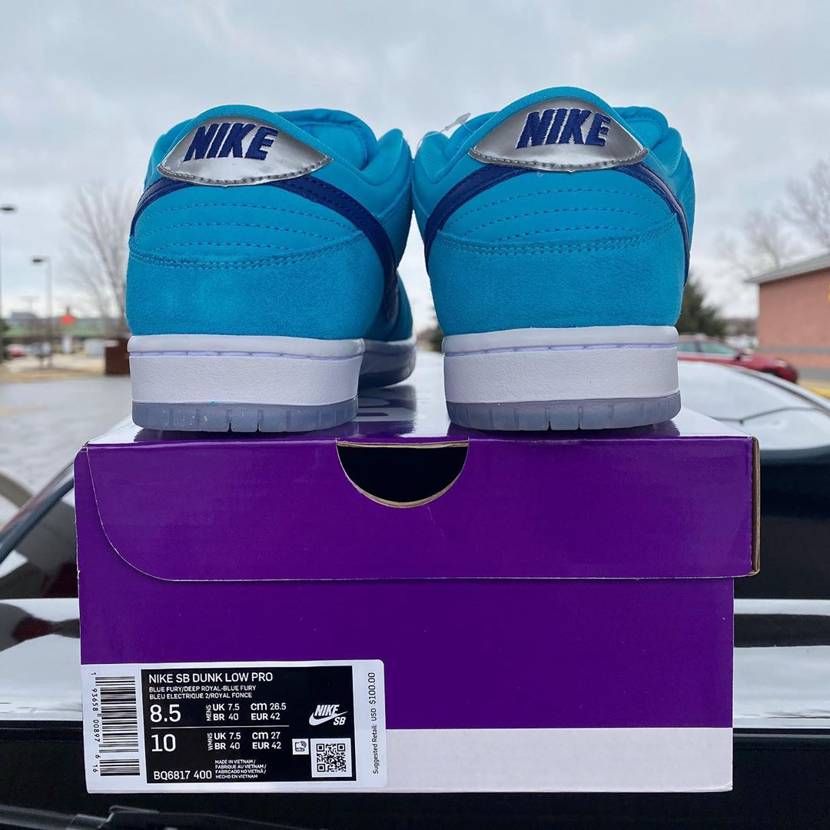 【スニダンで購入可】NIKE SB DUNK LOW PRO "BLUE FURY" 抽選/定価/販売店舗まとめ 2枚目