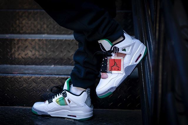 【販売リンクあり】4/16発売 NIKE WMNS AIR JORDAN 4 "LUCID GREEN" 抽選/定価/販売店舗まとめ 9枚目