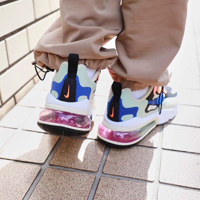 【販売リンクあり】3/19発売 NIKE WMNS AIR MAX 270 REACT "FOSSIL" 抽選/定価/販売店舗まとめ 4枚目