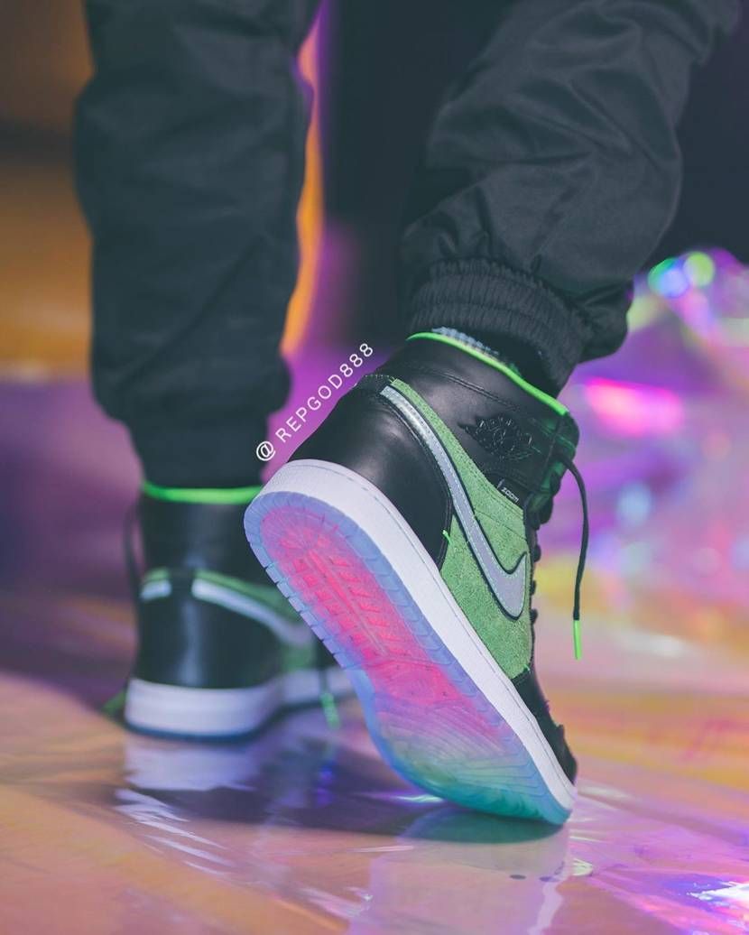 【8/14発売】NIKE AIR JORDAN 1 HIGH ZOOM "RAGE GREEN" 抽選/定価/販売店舗まとめ 18枚目