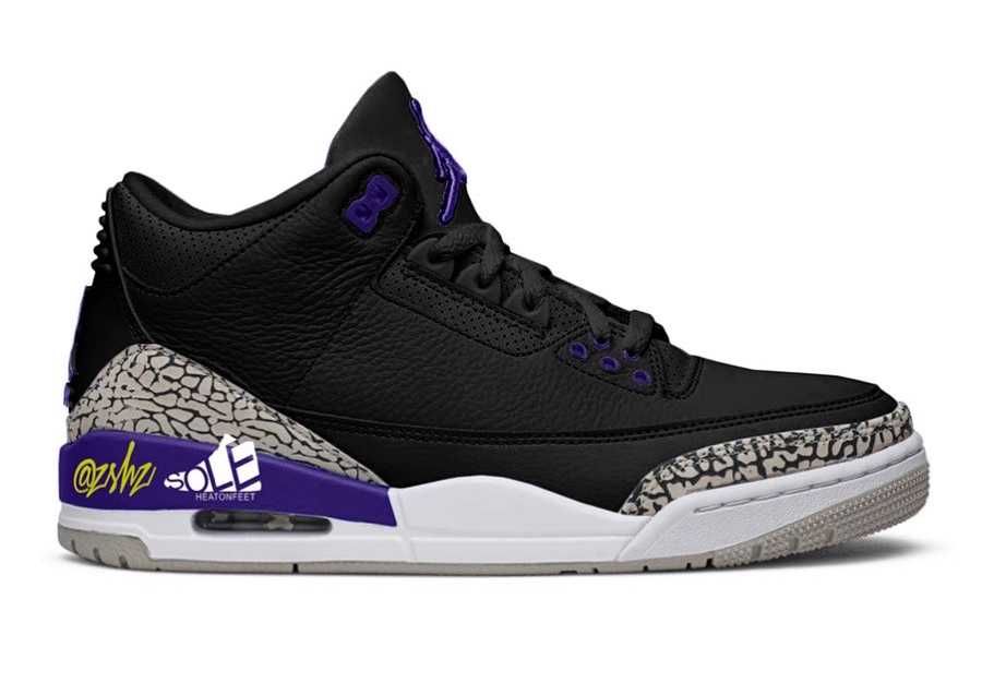 【11/14海外発売】NIKE AIR JORDAN3 "COURT PURPLE" 抽選/定価/販売店舗まとめ