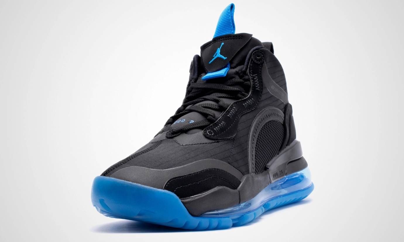 【販売リンクあり】3/25発売 NIKE JORDAN AEROSPACE 720 "BLACK/BLUE" 抽選/定価/販売店舗まとめ 4枚目