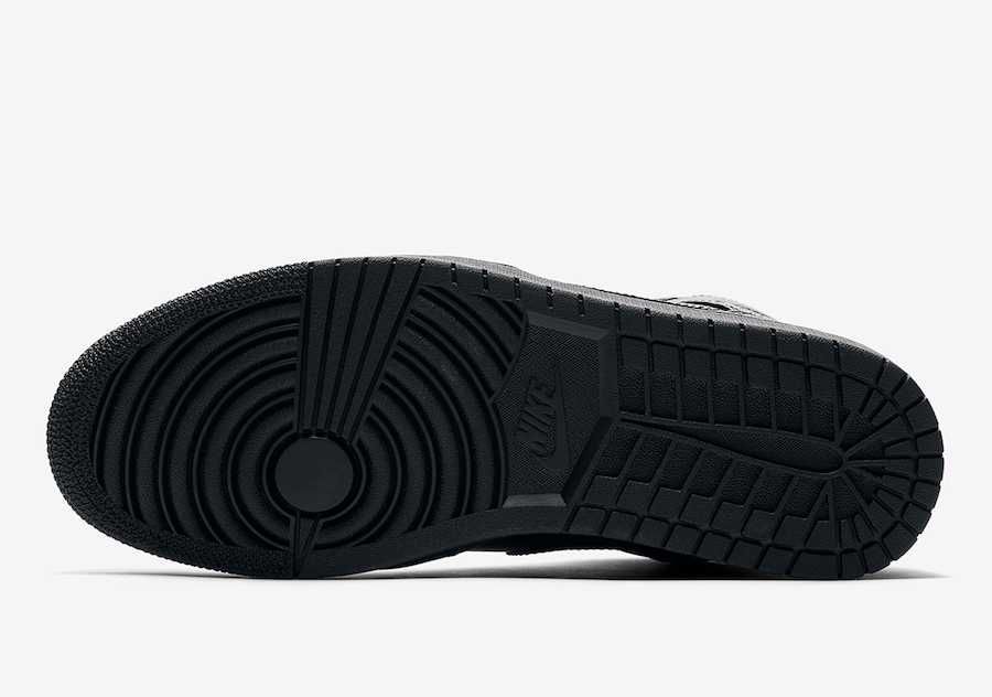 【近日発売】NIKE AIR JORDAN 1 MID "TRIPLE BLACK" 抽選/定価/販売店舗まとめ 6枚目