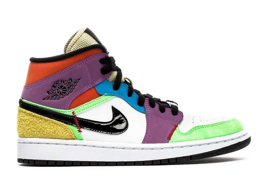【4/9発売】NIKE AIR JORDAN 1 MID "MULTICOLOR" 抽選/定価/販売店舗あり 10枚目