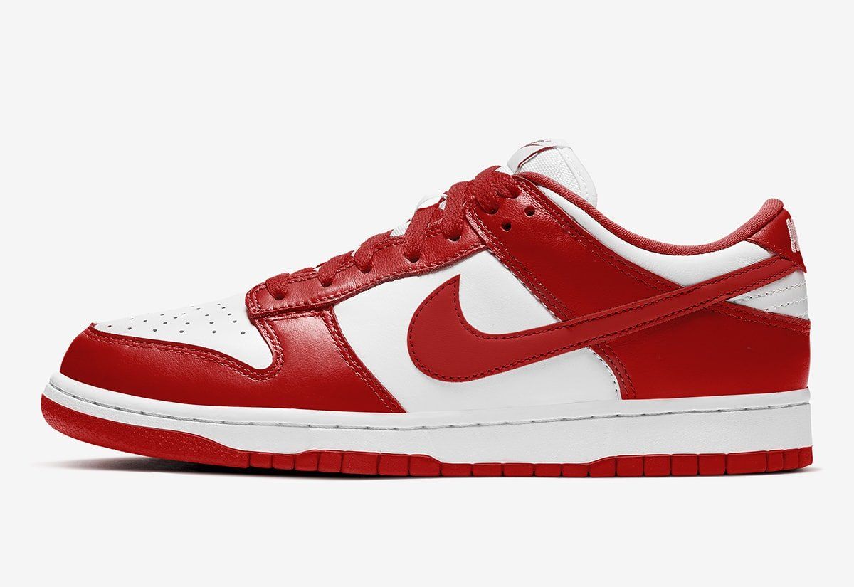 【5月/6月中発売】NIKE DUNK LOW SP "WHITE/UNIVERSITY RED" 抽選/定価/販売店舗まとめ