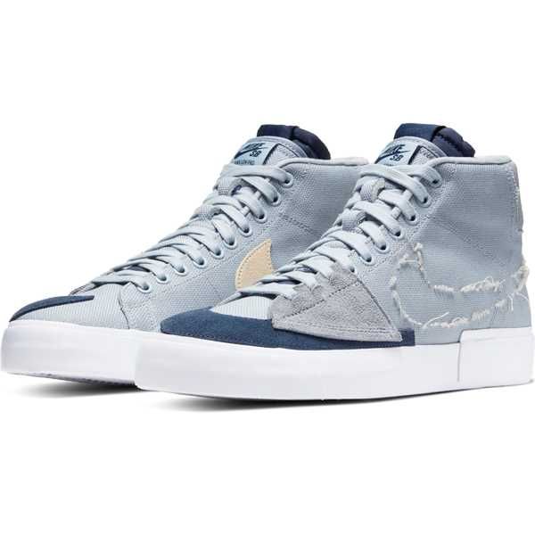 【スニダンで購入可】4/3発売 NIKE SB BLAZER MID EDGE "BLUE GRAY" 抽選/定価/販売店舗あり 2枚目