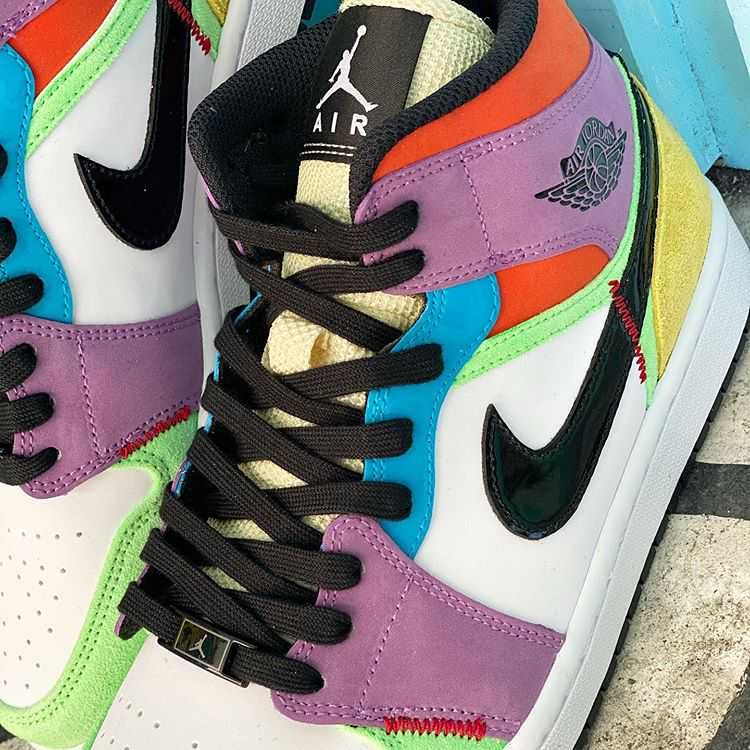 【4/9発売】NIKE AIR JORDAN 1 MID "MULTICOLOR" 抽選/定価/販売店舗あり 6枚目