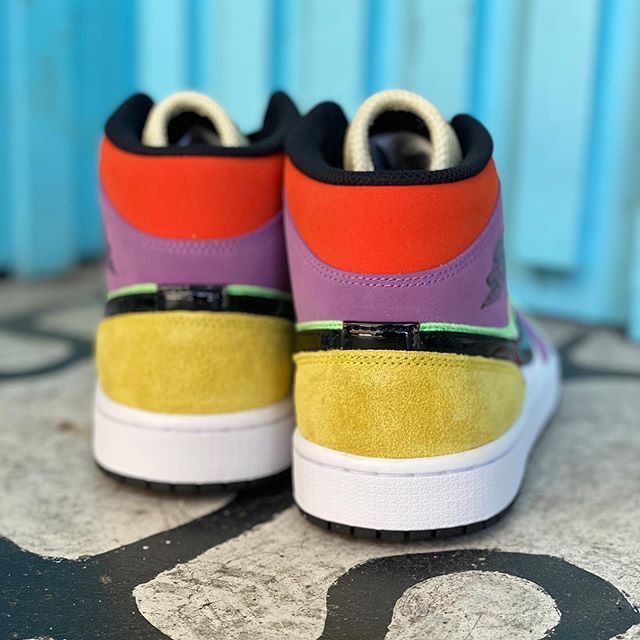【4/9発売】NIKE AIR JORDAN 1 MID "MULTICOLOR" 抽選/定価/販売店舗あり 7枚目