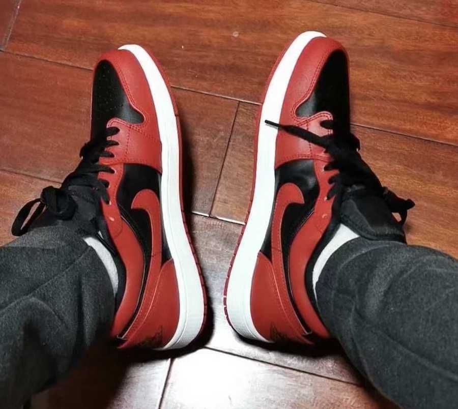 【販売リンクあり】7/1発売 NIKE AIR JORDAN 1 LOW "VARSITY RED" 抽選/定価/販売店舗あり 23枚目
