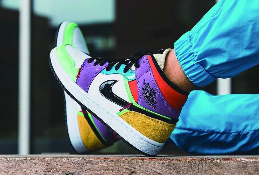 【4/9発売】NIKE AIR JORDAN 1 MID "MULTICOLOR" 抽選/定価/販売店舗あり 2枚目
