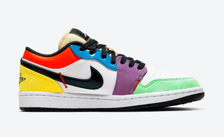  【近日発売】NIKE WMNS AIR JORDAN 1 LOW "MULTI COLOR" 抽選/定価/販売店舗まとめ 3枚目