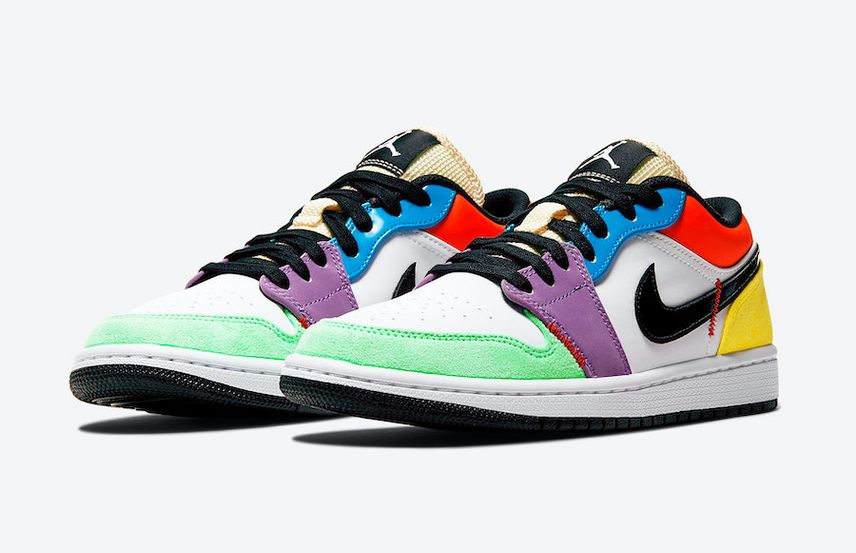 【近日発売】NIKE WMNS AIR JORDAN 1 LOW "MULTI COLOR" 抽選/定価/販売店舗まとめ