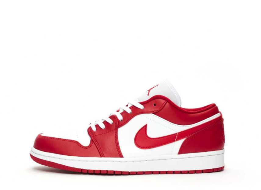 ナイキ GS エアジョーダン1 ロー "ジムレッド/ホワイト"