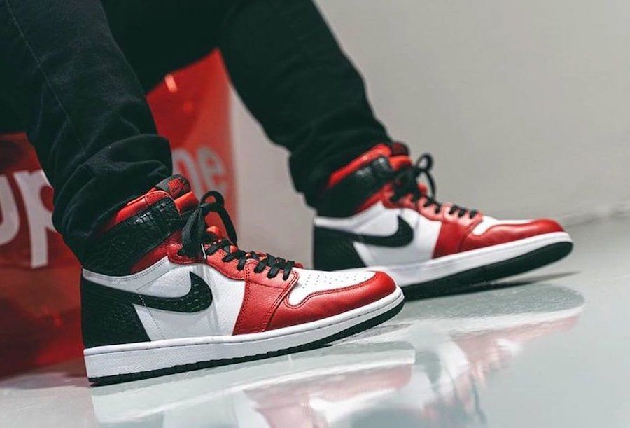 【販売リンクあり】8/6発売 NIKE WMNS AIR JORDAN 1 HIGH OG "SATIN RED" 抽選/定価/販売店舗まとめ 17枚目