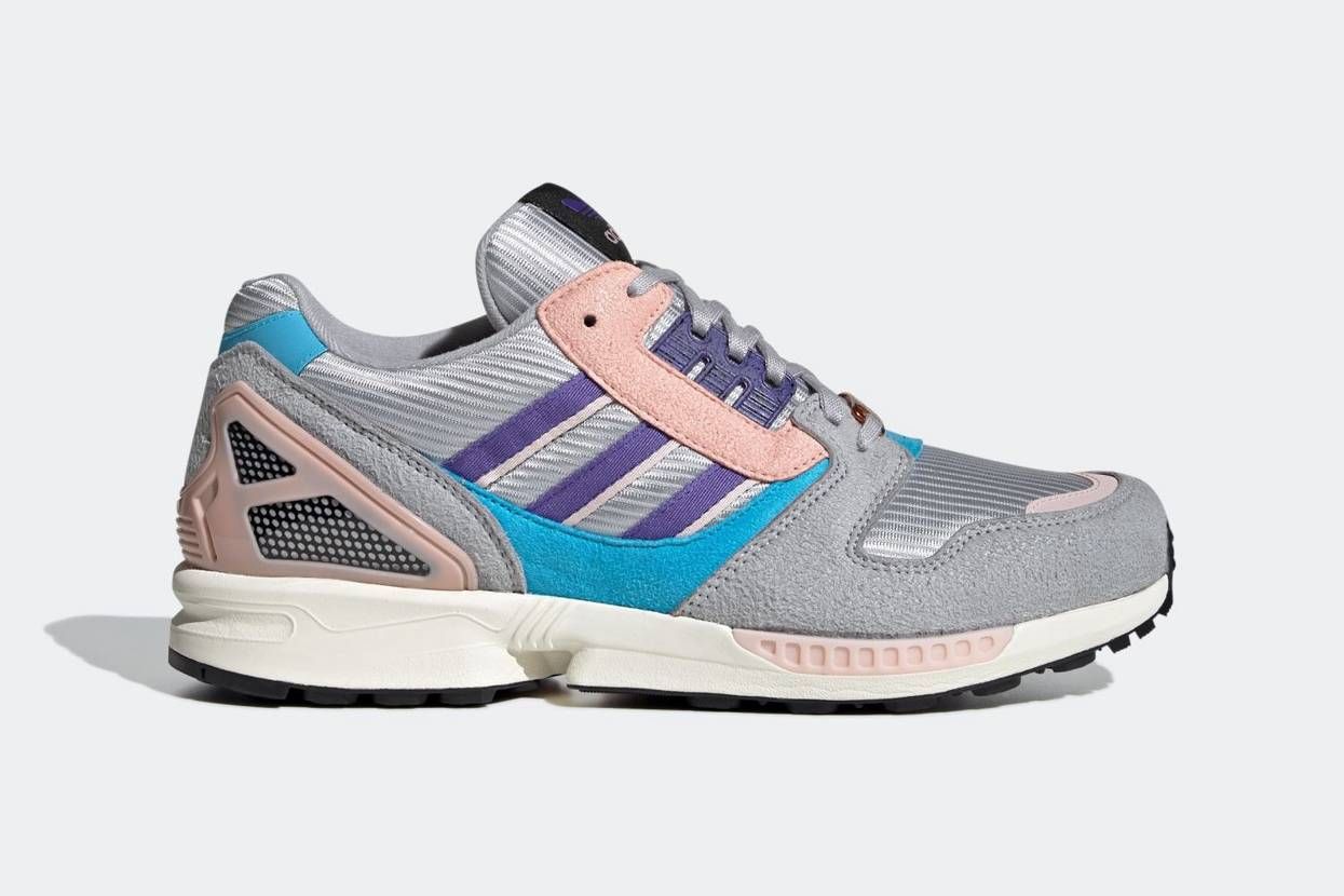 【販売リンクあり】4/21発売 ADIDAS ZX 8000 "GREY/PURPLE" 抽選/定価/販売店舗まとめ 5枚目