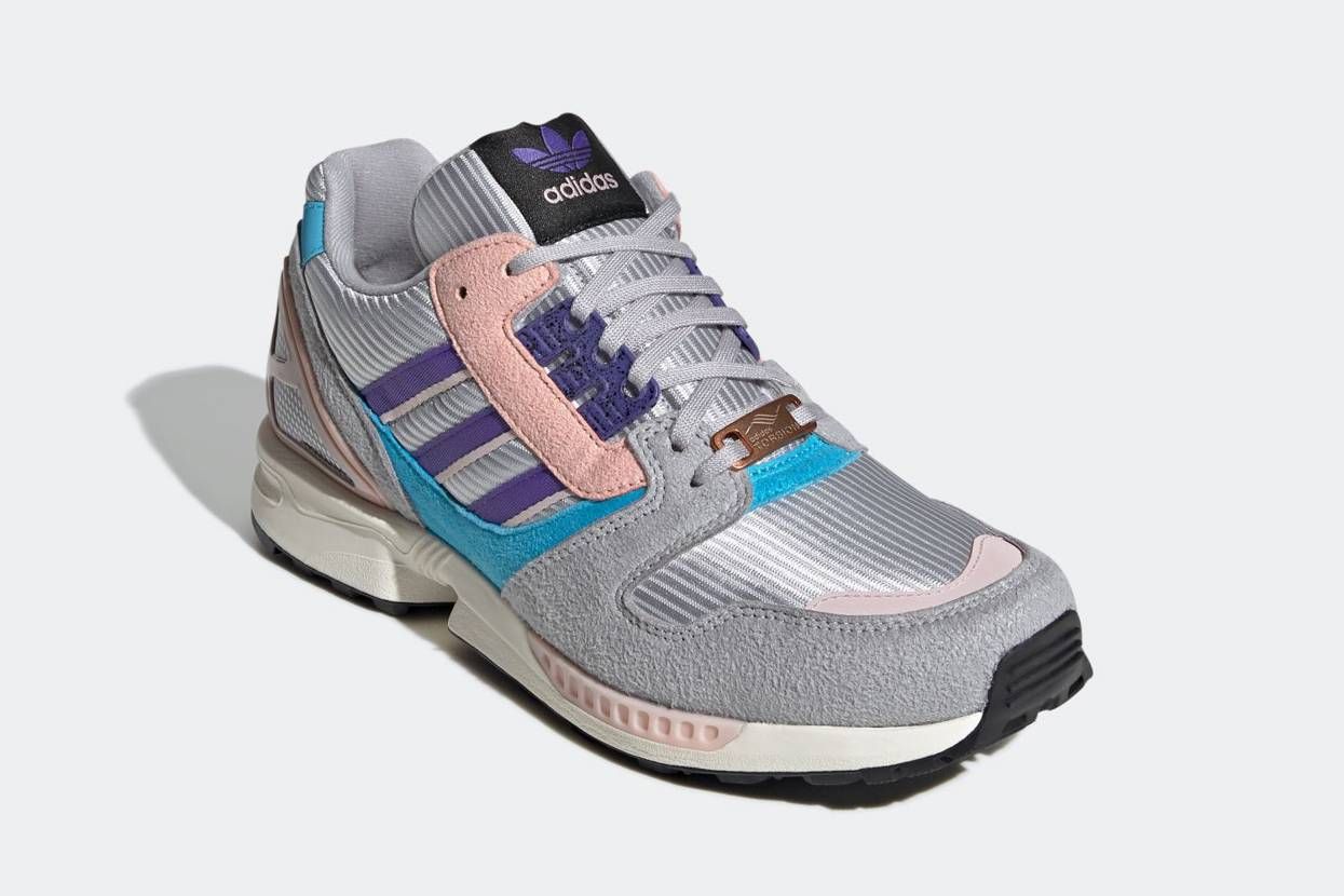 【販売リンクあり】4/21発売 ADIDAS ZX 8000 "GREY/PURPLE" 抽選/定価/販売店舗まとめ 3枚目